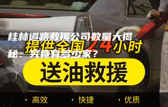 桂林道路救援公司数量大揭秘：究竟有多少家？