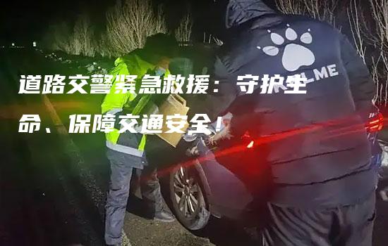 道路交警紧急救援：守护生命、保障交通安全！